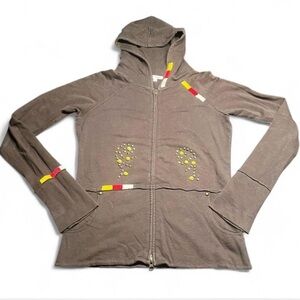 Bejeweled by Susan Fixel Brown Jacket, L